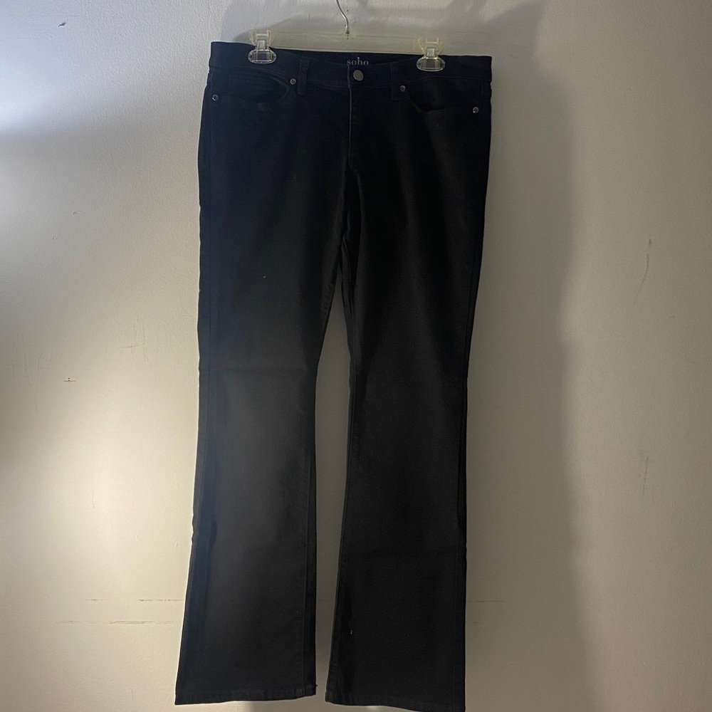 NY&Co SOHO jeans | Black Bootcut Jeans